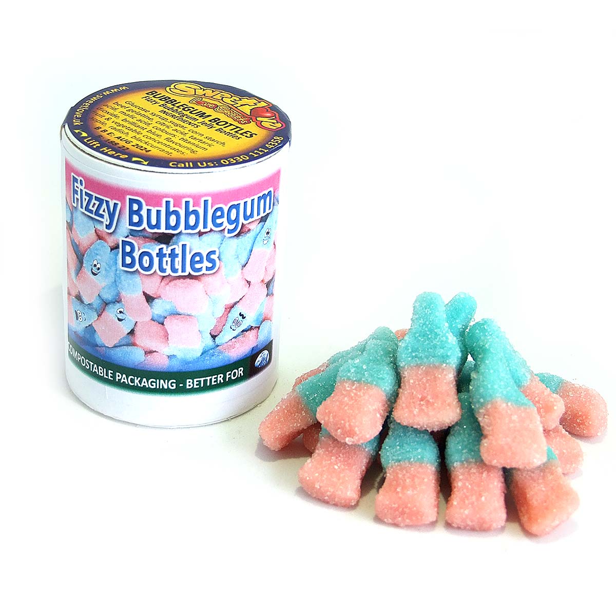 Fizzy Bubblegum Bottles.